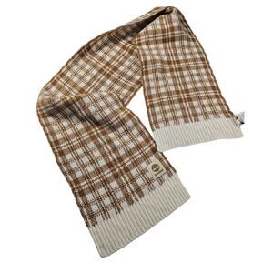 NWT Timberland sunflower yellow plaid vintage look scarf gift idea preppy unisex